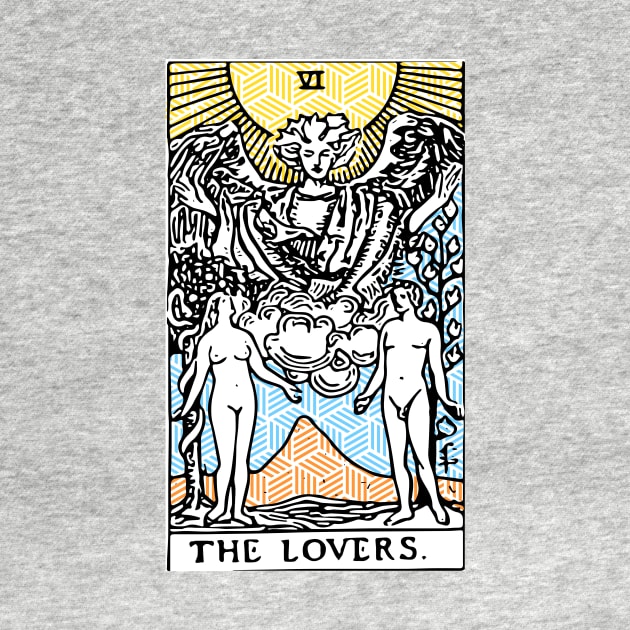 The Lovers - A Tarot Print by annaleebeer